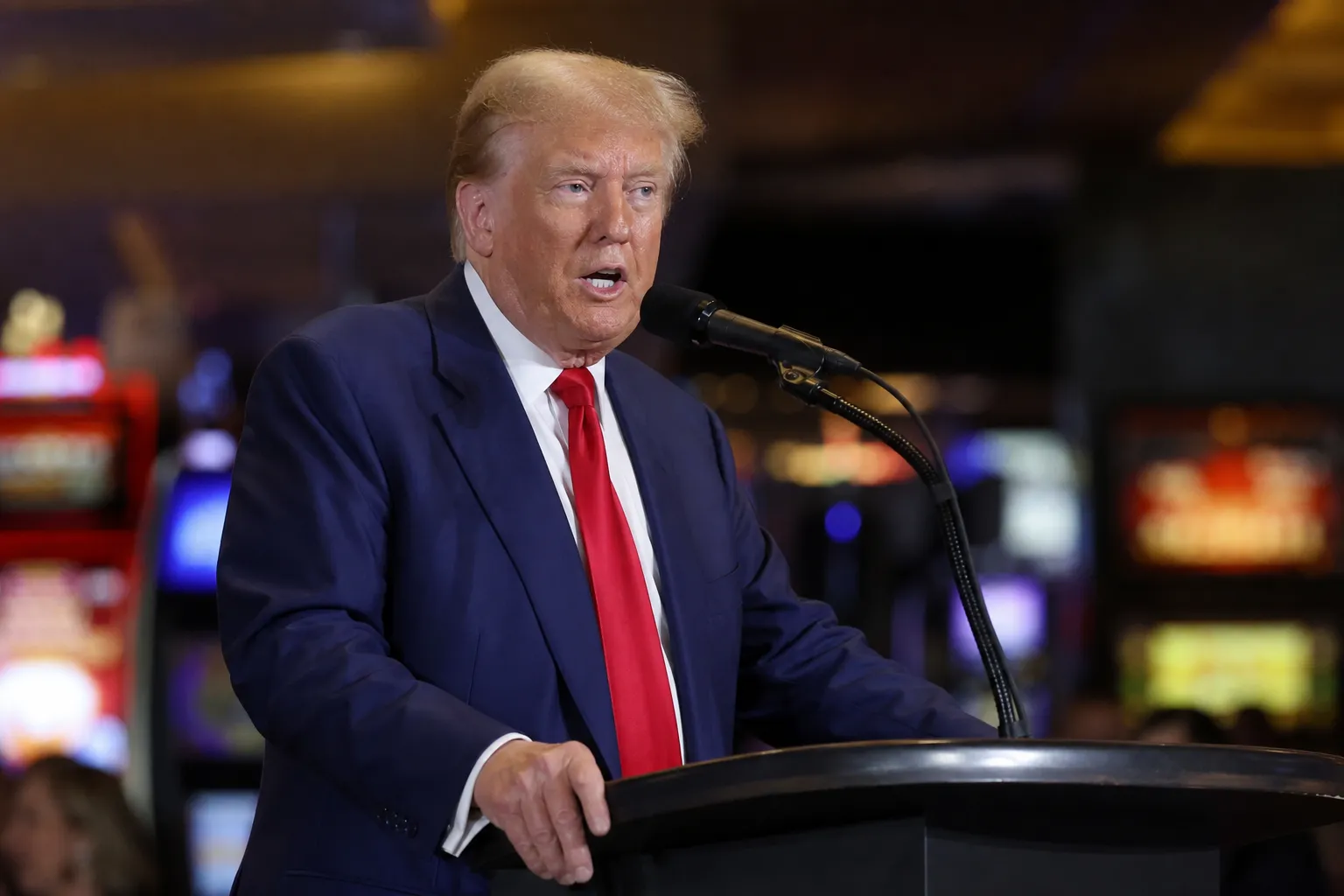 Trump's hairstyle after his speech in Las Vegas sparked a wave of memes