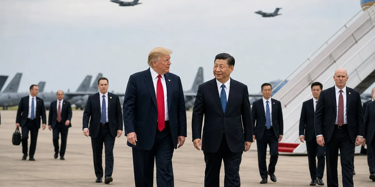Trump spotkał się z Xi Jinpingiem w bazie lotniczej w USA — Anadolu Agency