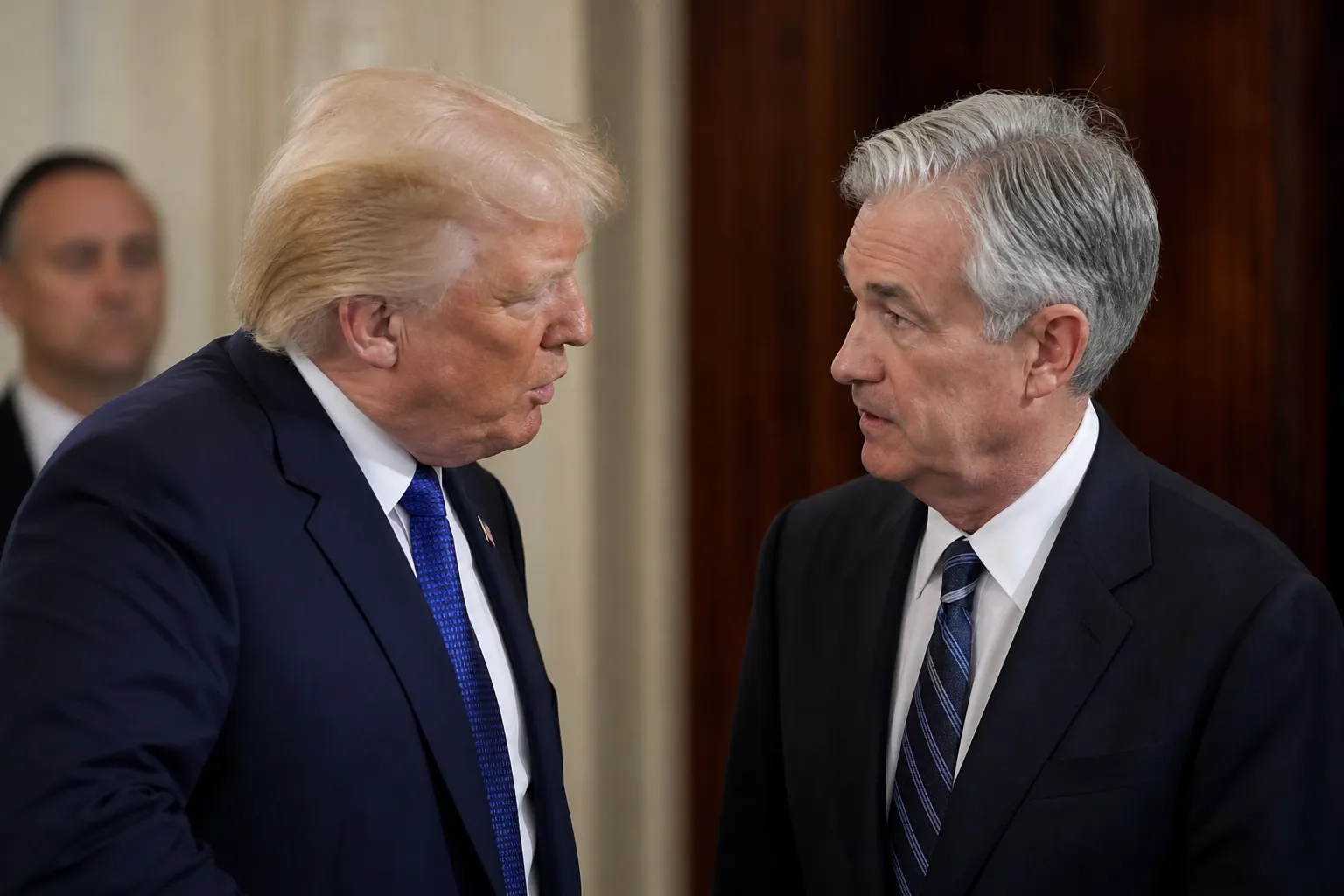 Trump confirmed a brief conversation with Fed Chair Worsh