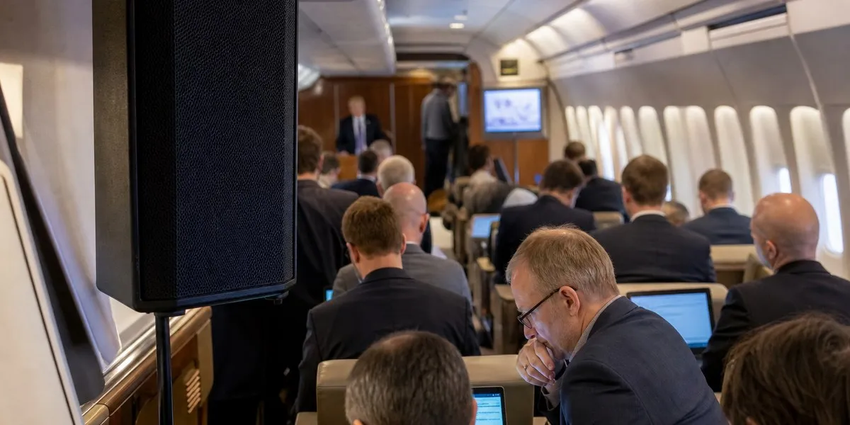 Трамп запропонував журналістам послухати свій плейлист на Air Force One