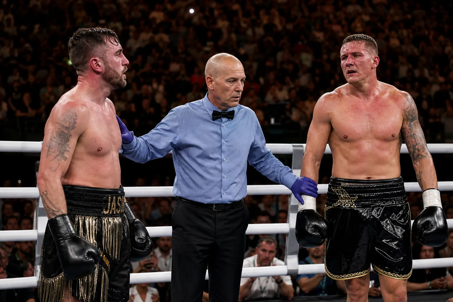Tszyu and Mahoney teams clash after controversial draw