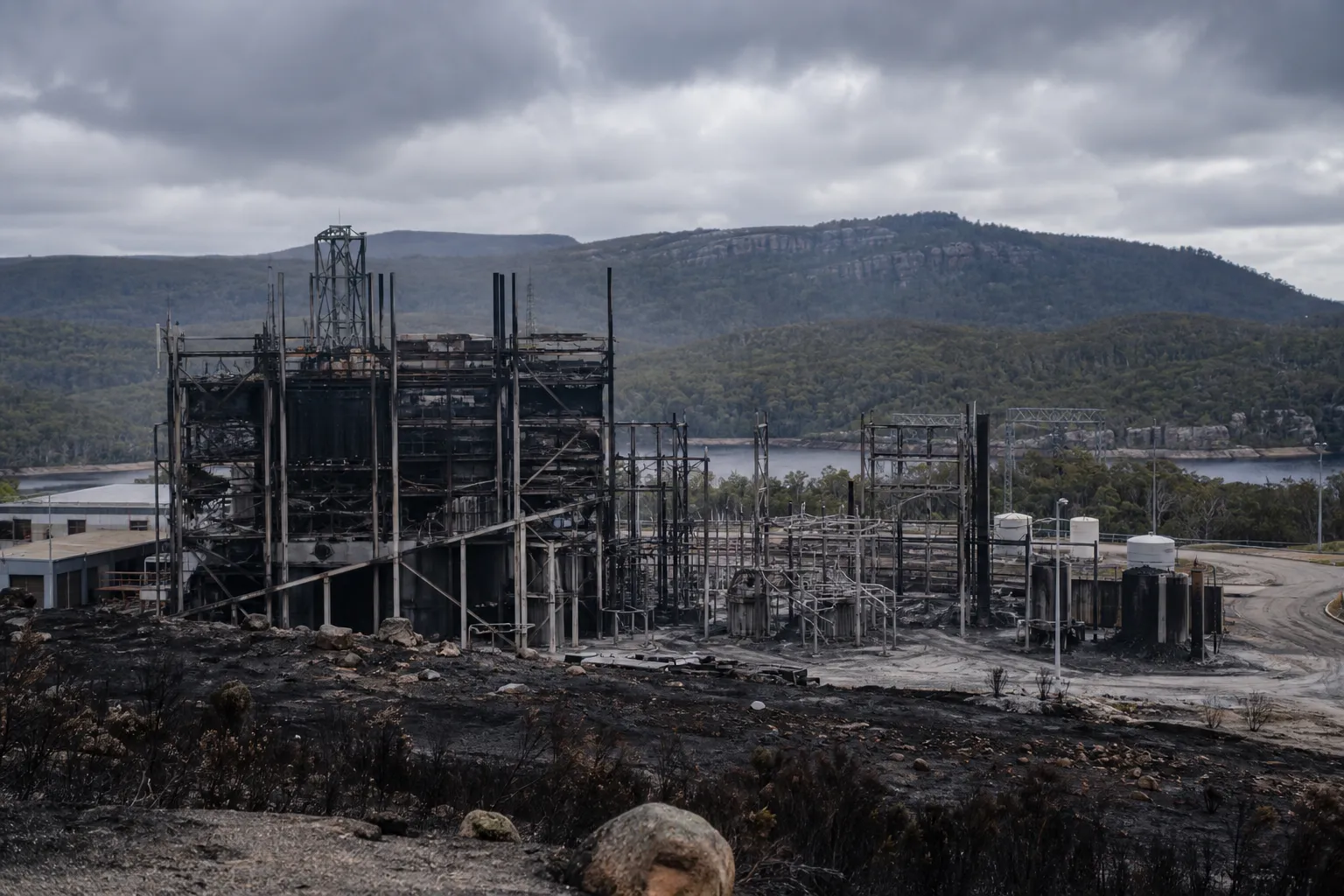 Fire at Tungatinah power station in Tasmania deemed accidental