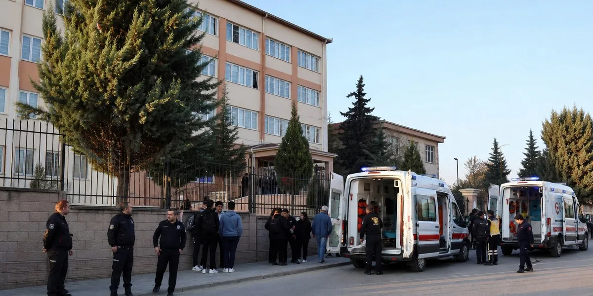 Teen fires near school in Turkey, 11 students injured — Channel NewsAsia