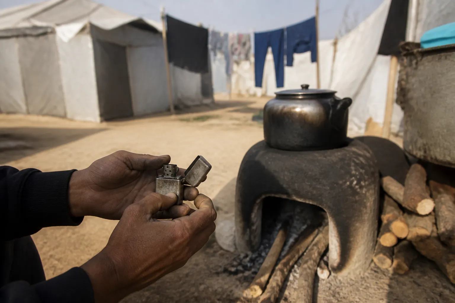 In Gaza, a shortage of lighters is making it difficult to prepare meals