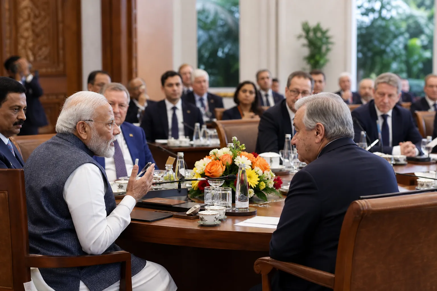 The 18th BRICS summit begins in New Delhi