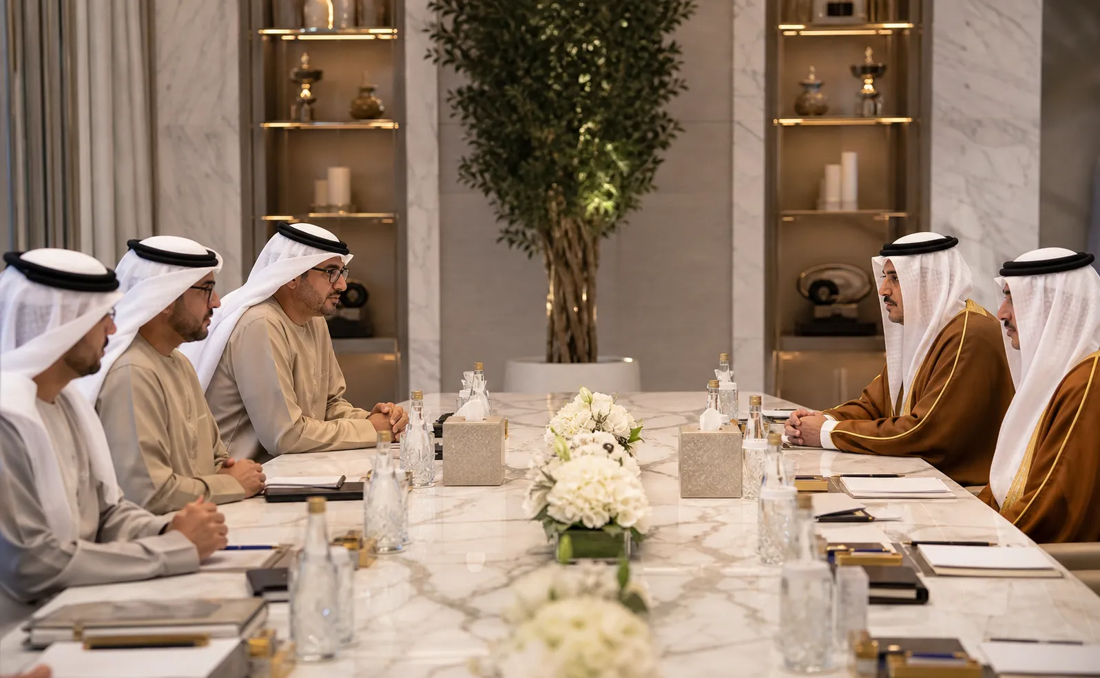 UAE leaders and Bahrain’s King Hamad hold talks in Dubai