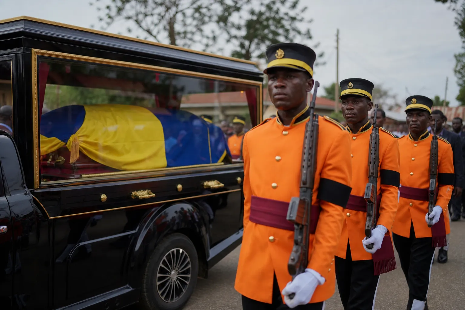 Uganda żegna króla Oyo w cieniu sporu o następcę