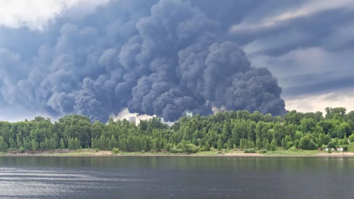 The SBU has confirmed that a Russian reserve oil depot located 700 kilometers from the border has been hit