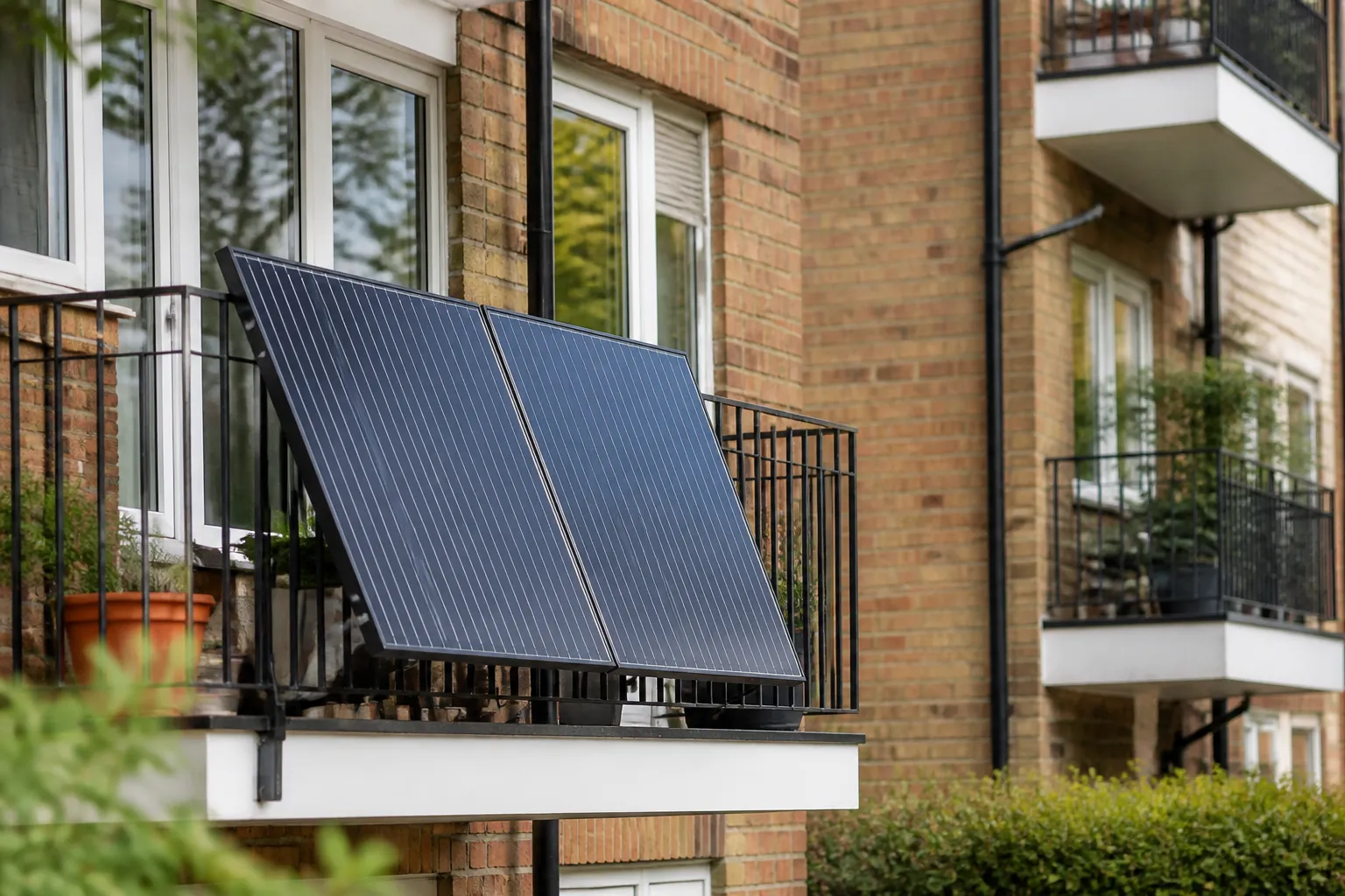 Balcony Solar Panels to Go on Sale in Britain for the First Time