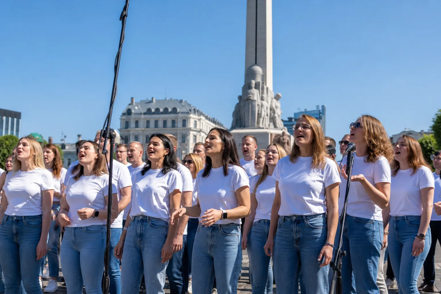 In Riga, Ukrainians will perform the Latvian national anthem as a gesture of gratitude