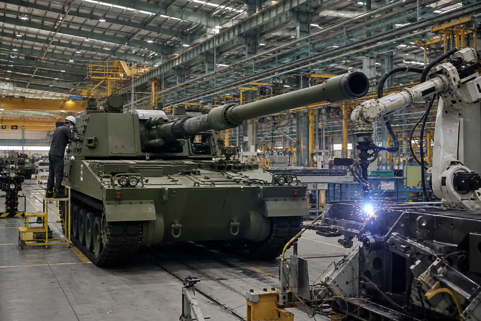 Чиновник по закупкам армии США осмотрел производство K9 у Hanwha