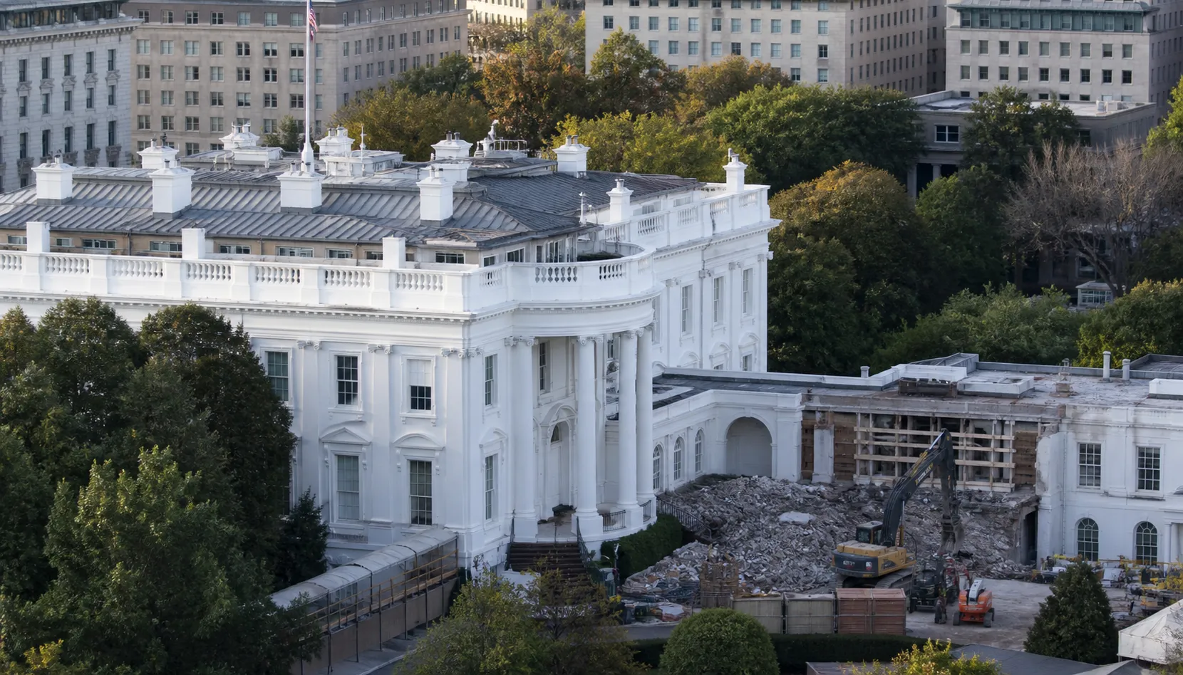 Sąd apelacyjny w USA nakazał wstrzymanie budowy sali balowej Trumpa w Białym Domu