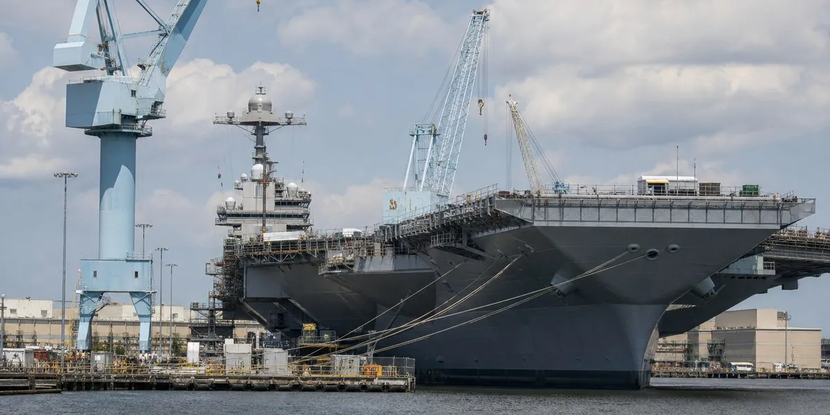 ВМС США планируют завершить техобслуживание USS Gerald R. Ford за шесть месяцев