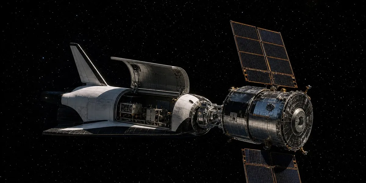 USA opublikowały zdjęcie kosmoplanu Shenlong zadokowanego do satelity — Space.com