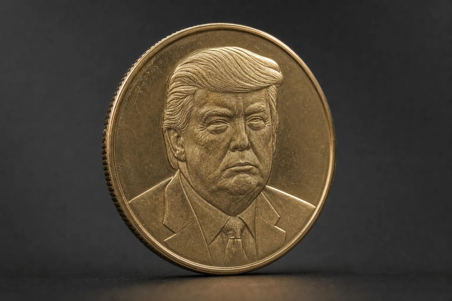 Минфин США выпустил монету номиналом $1 с изображением Трампа