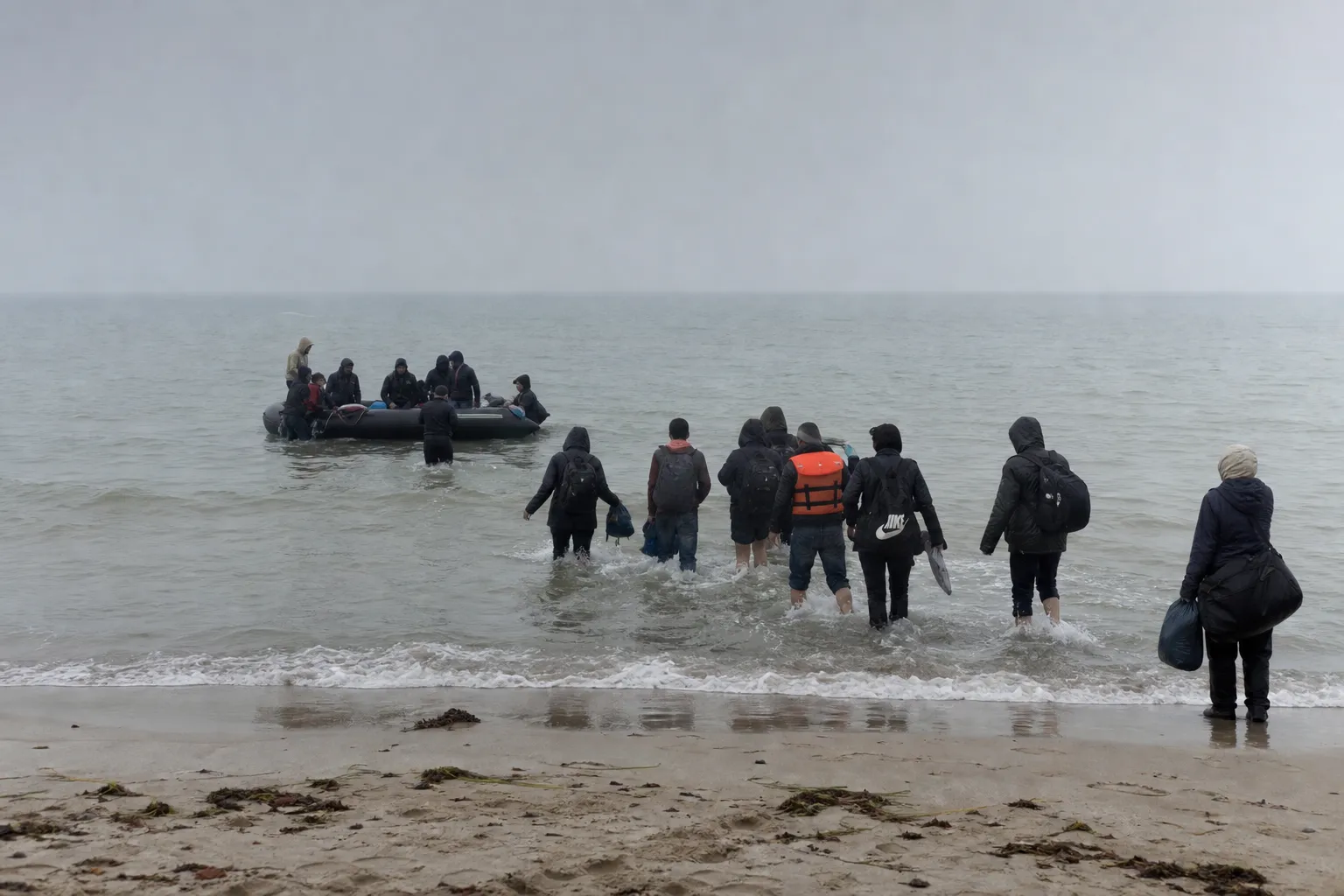 Utopia 56 zgłosiła wzrost przemocy francuskiej policji wobec migrantów