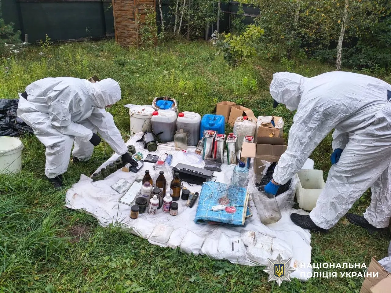 Photo: As part of Operation Breaking Bad, the National Police dismantled two drug labs