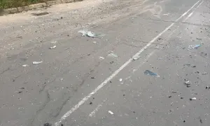 В Запорожье дрон попал в автомобиль с гражданскими лицами, двое ранены