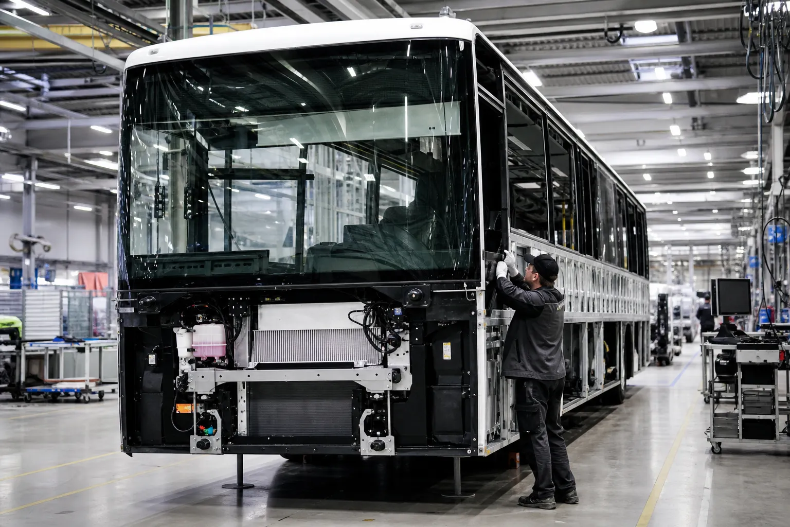 Завод Valmet Automotive в Финляндии начал выпускать автобусы