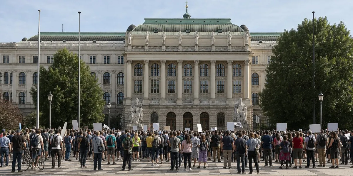 Około 50 tys. osób protestowało w Wiedniu za finansowaniem uczelni — Anadolu Agency