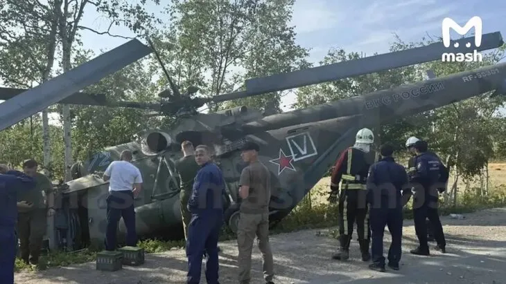 Видео: российский вертолёт с пропагандистами на Сахалине разбился из-за нехватки топлива