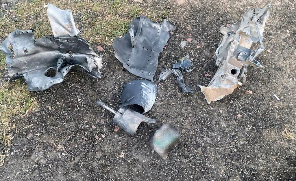 Фото: на Київщині прикордонники знищили крилату ракету  з кулемета