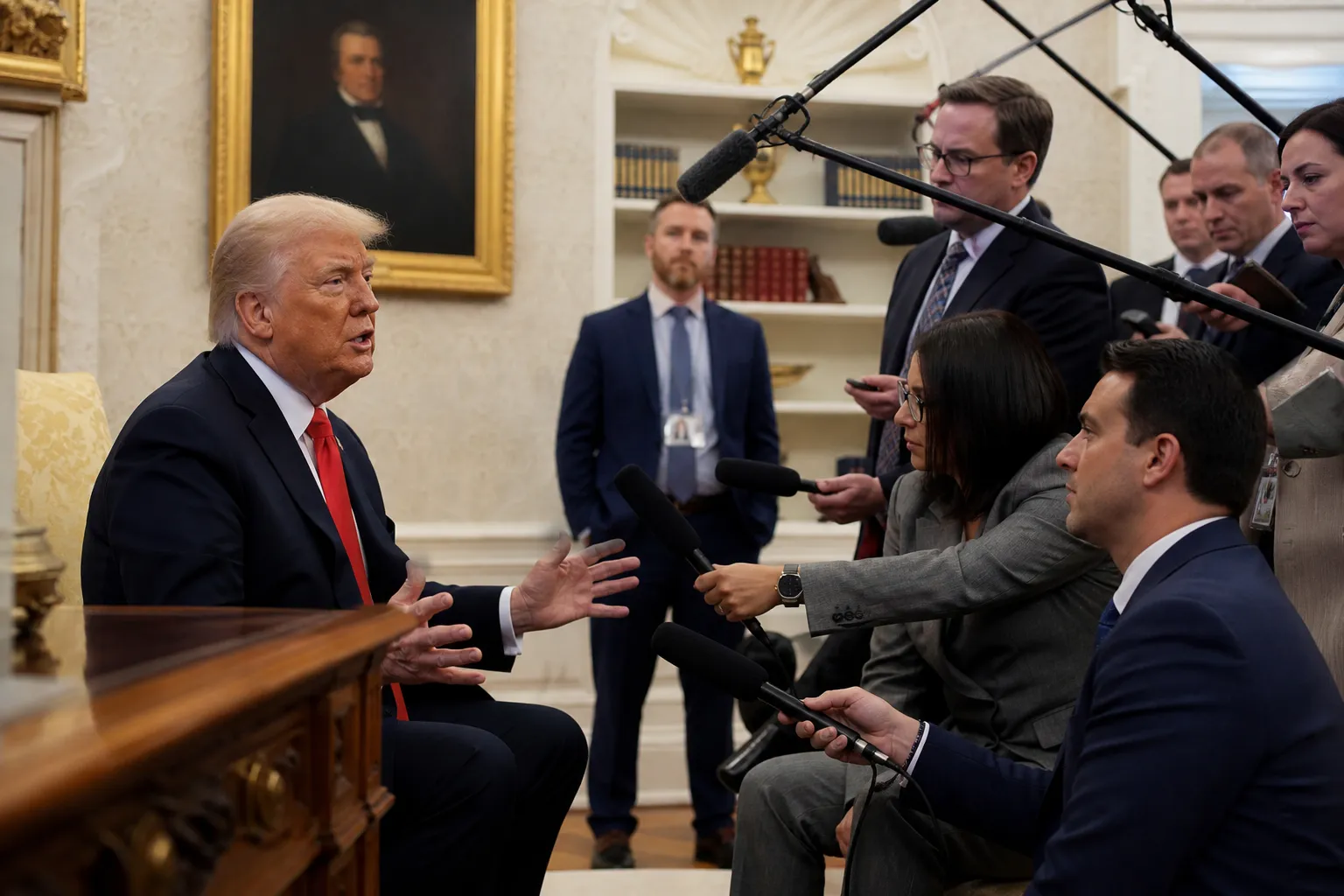 Белый дом раскритиковал журналистку CNN после того, как она задала вопрос Трампу