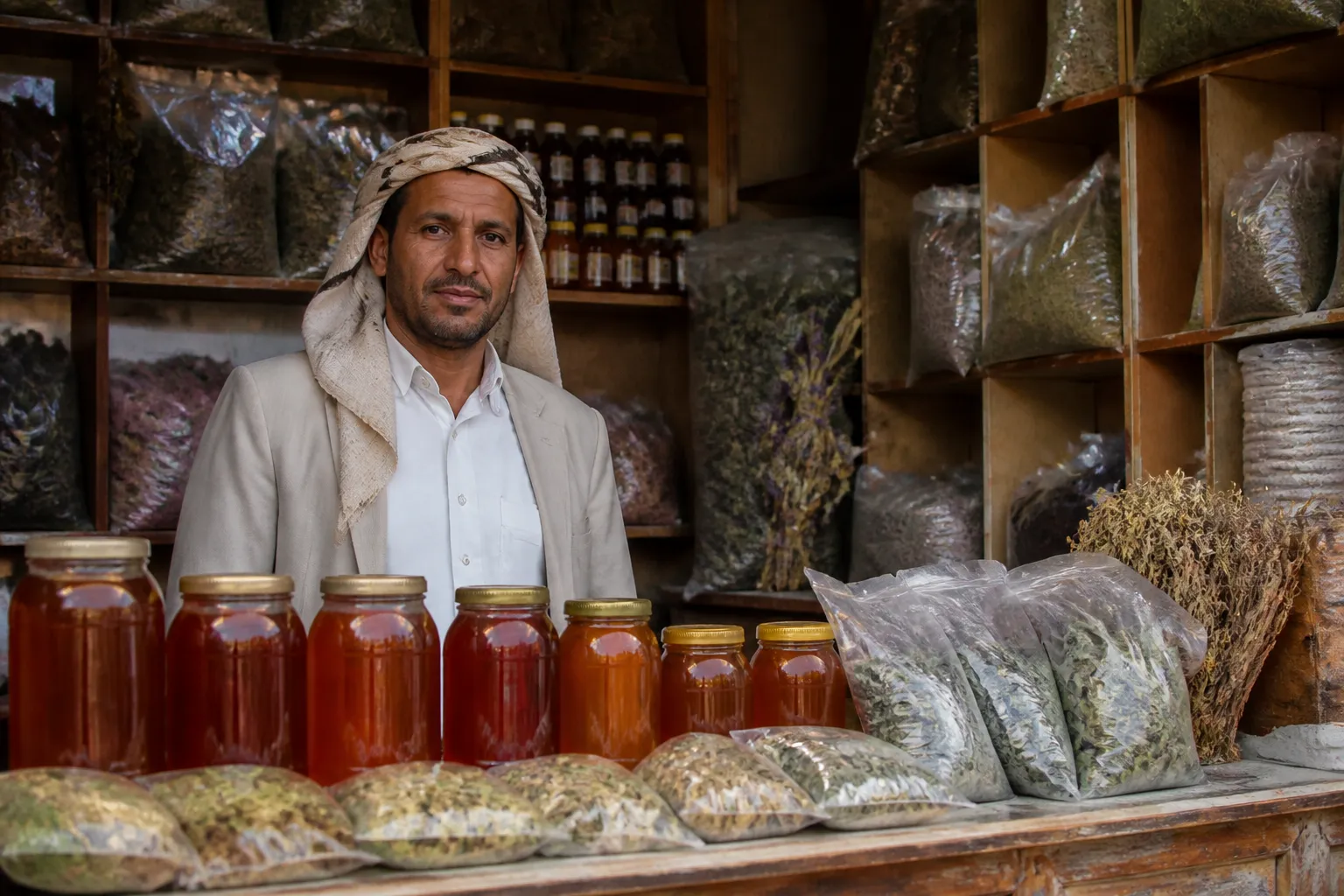 In Yemen, patients are turning to herbal remedies due to the collapse of the healthcare system