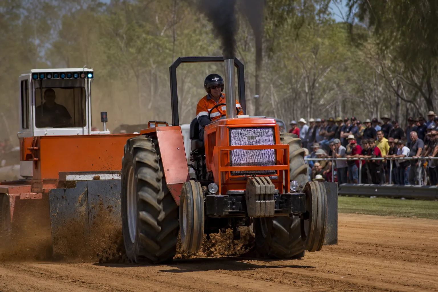 In Australia, 10- and 11-year-old boys became the youngest participants in tractor competitions