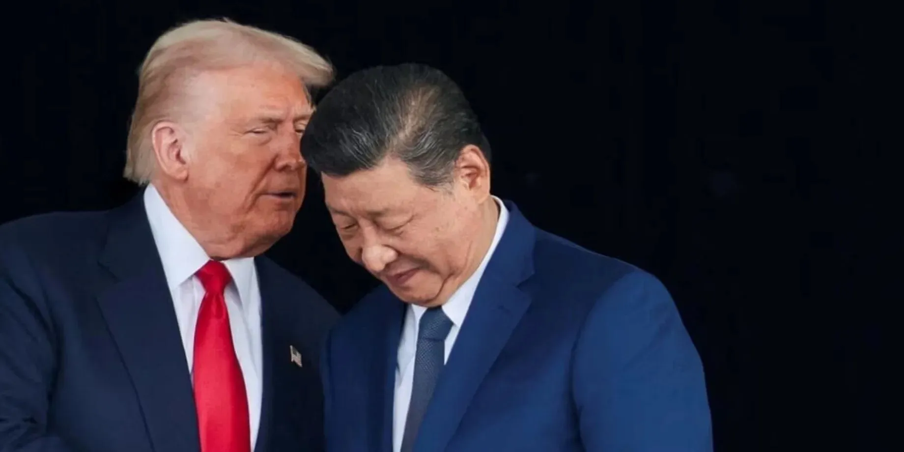 Trump grimaced during an air show while meeting with Xi Jinping