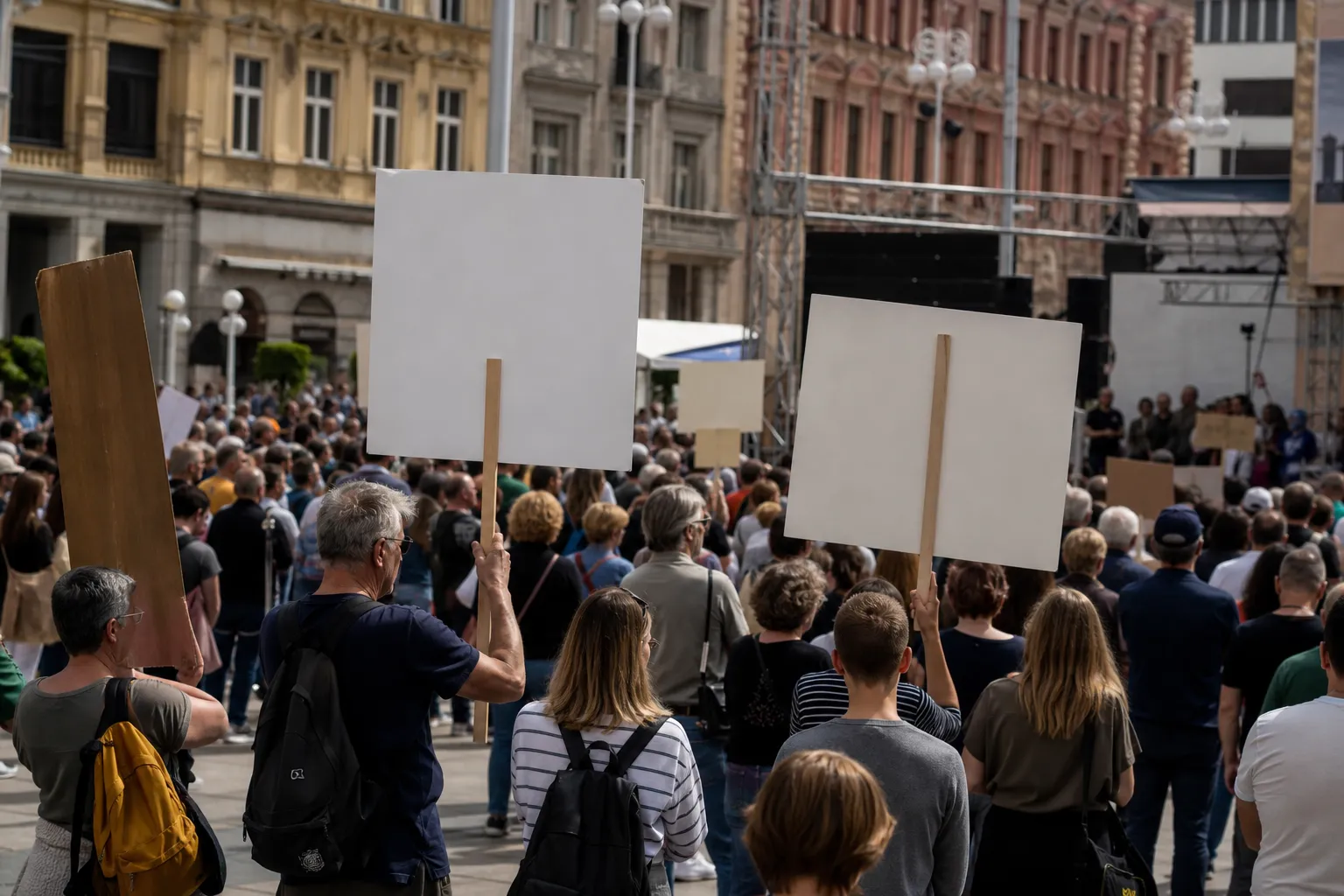 Десятки тысяч людей протестовали в Загребе против незаконных свалок
