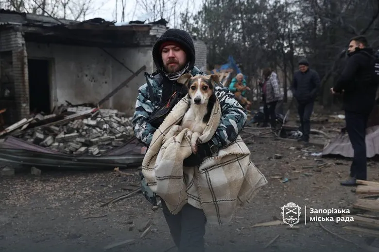 Російські війська обстріляли Запоріжжя, пошкоджено будинки та собачий притулок