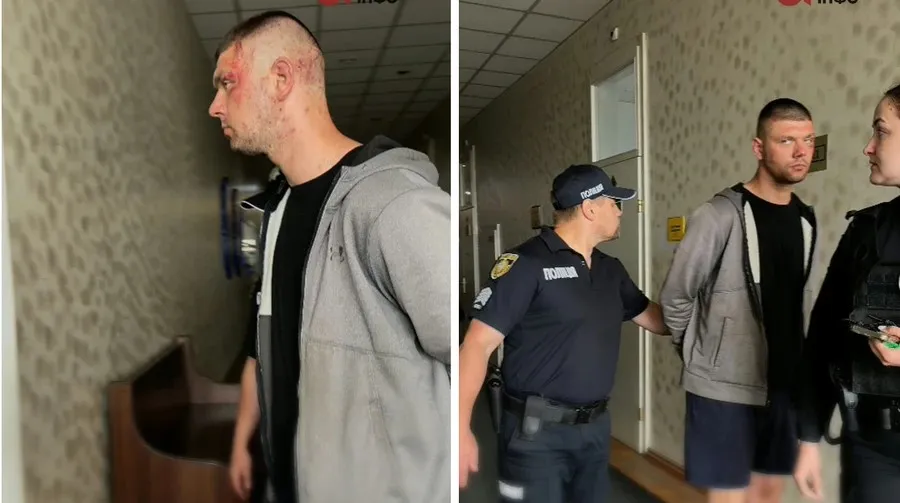 Zatrzymany w związku z atakiem na policjantów we Lwowie przebywa w oddziale specjalnym 53. brygady