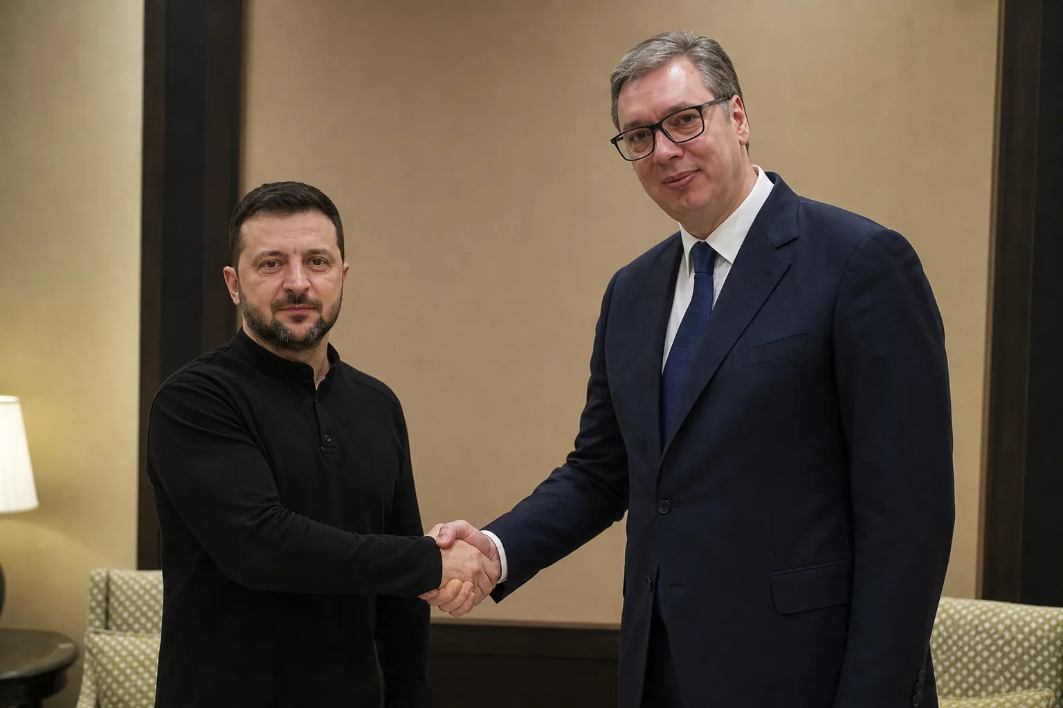 Zelenski przybył do Serbii z pierwszą oficjalną wizytą