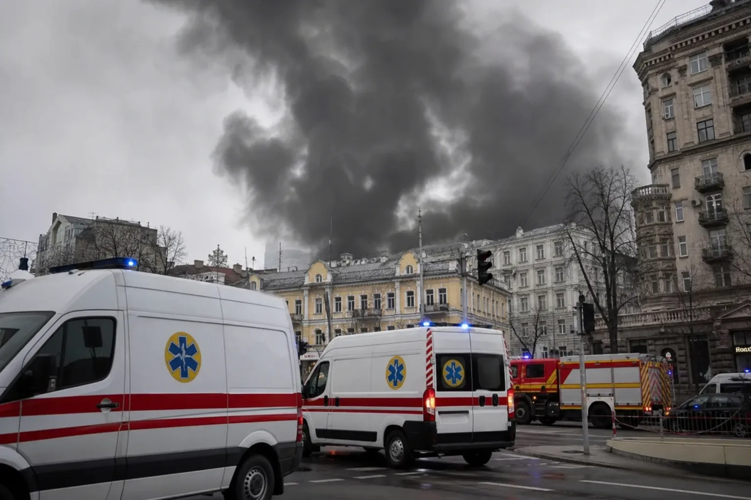 Zelenskyy says Russian drone struck central SBU building in Kyiv