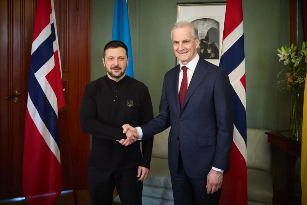 Зеленський обговорив із прем'єром Норвегії спільні оборонні проекти