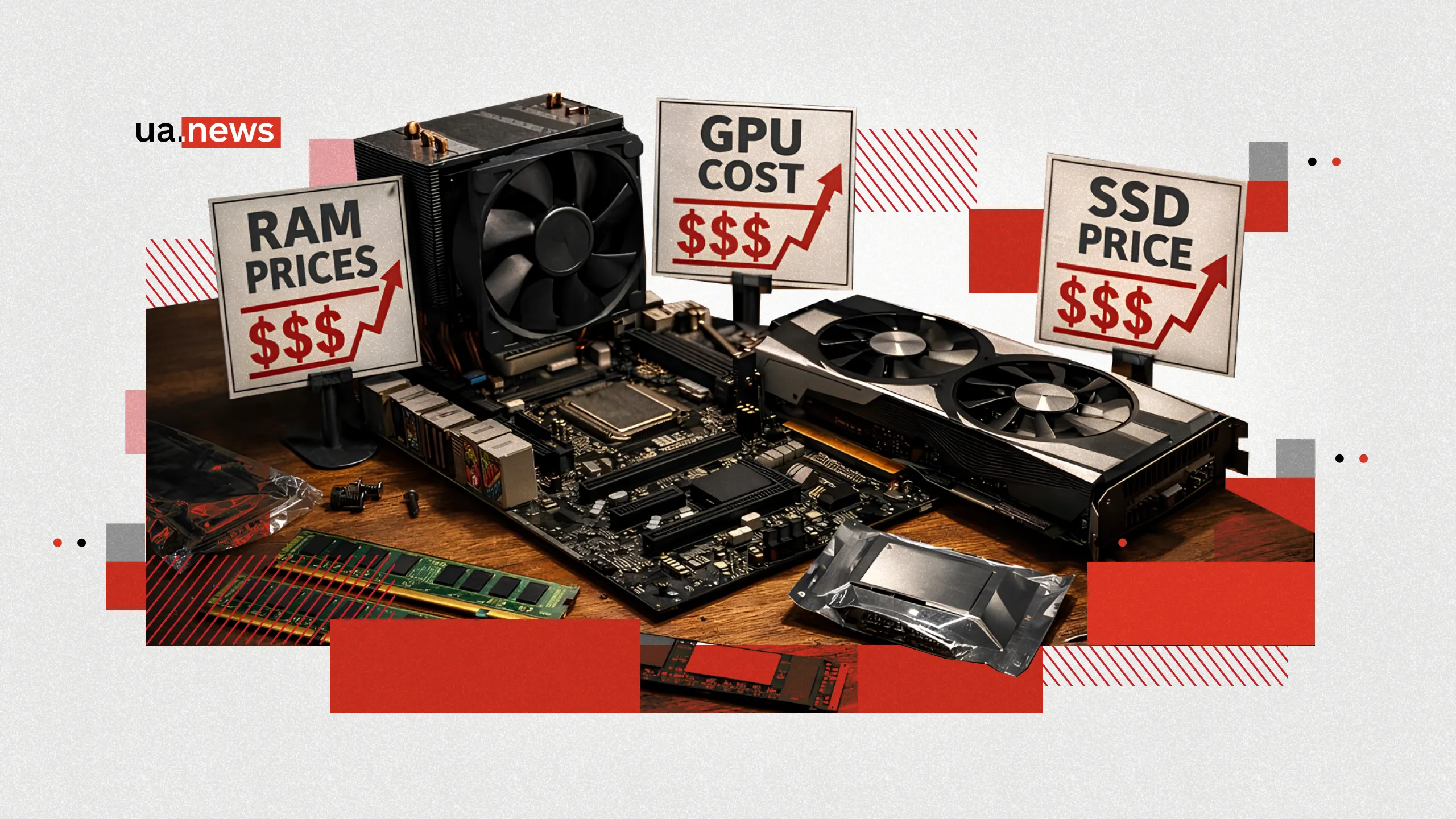 Зібрати комп’ютер у 2026-му стане дорожче: головні причини та прогнози