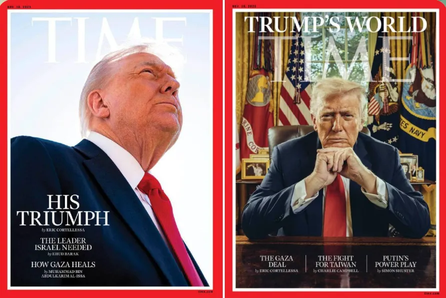 Трамп домігся зміни обкладинки номера Time за листопад Трамп домігся зміни обкладинки номера Time за листопад