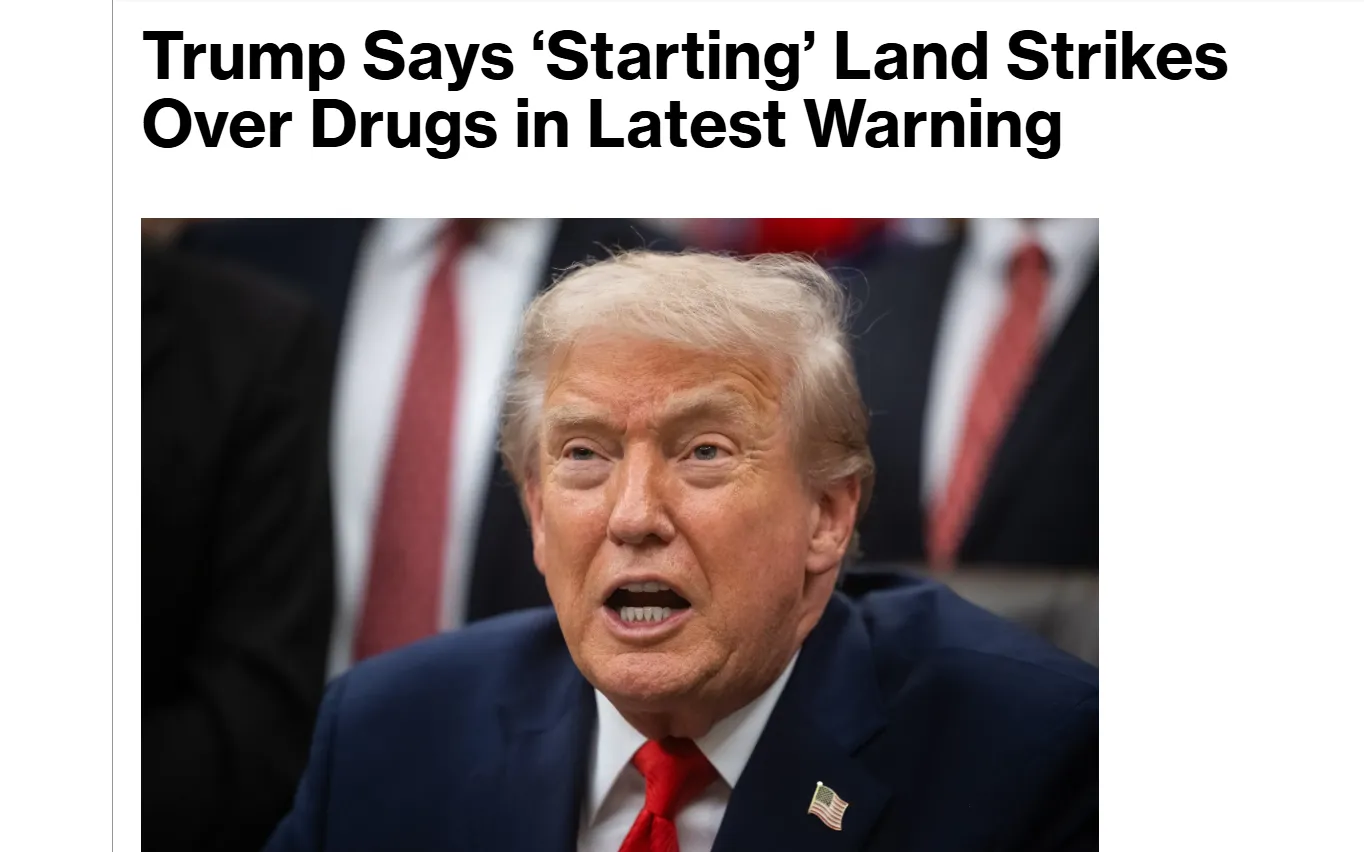 Трамп анонсував наземні удари по наркоторговцям у всій Латинській Америці