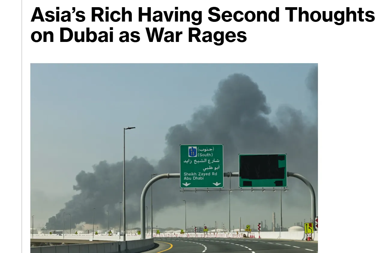 Азиатские миллионеры откладывают переезд в Дубай и готовы выводить активы