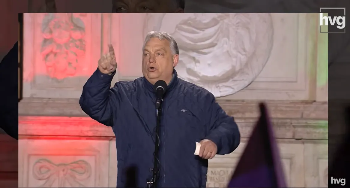 Відео: Орбана освистали на мітингу, він влаштував істерику