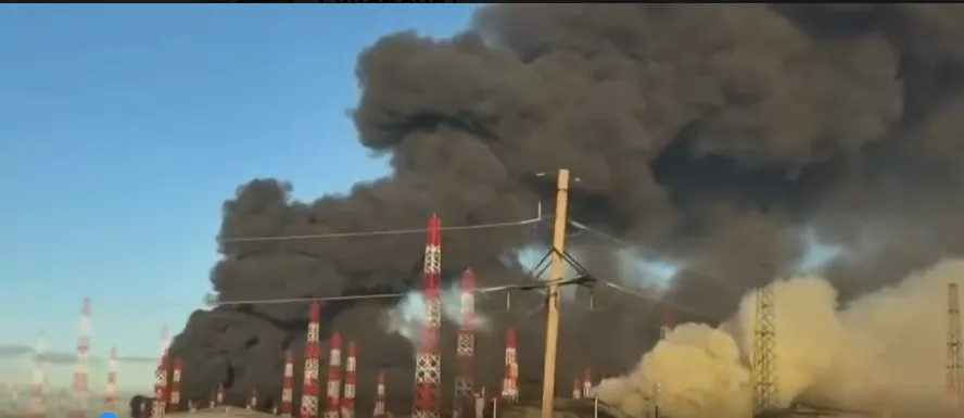 Video: The Ukrainian Armed Forces Struck Russia's Largest Oil Storage Facility in Europe Again
