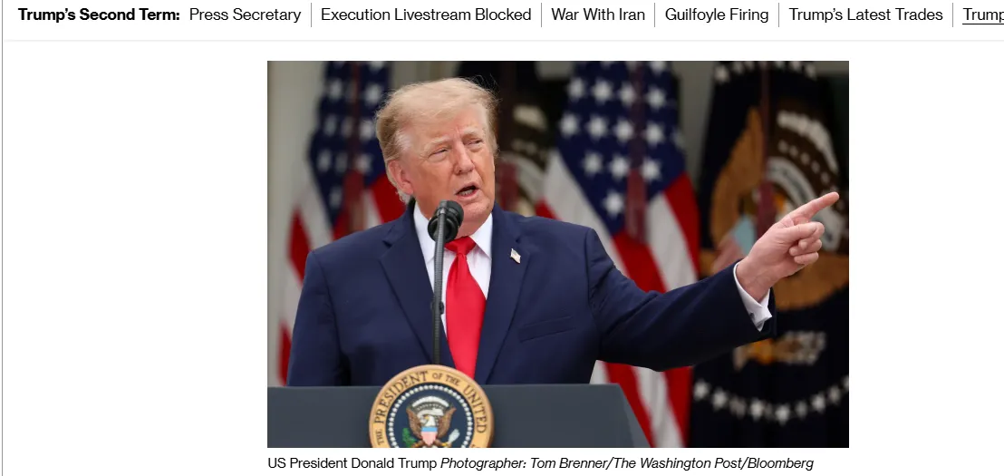 Трамп приостановил санкции против России, которые продвигал Линдси Грэм — Bloomberg