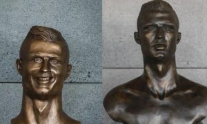 Новый бюст Роналду поставили в Мадейре вместо скульптуры, которая стала мемом