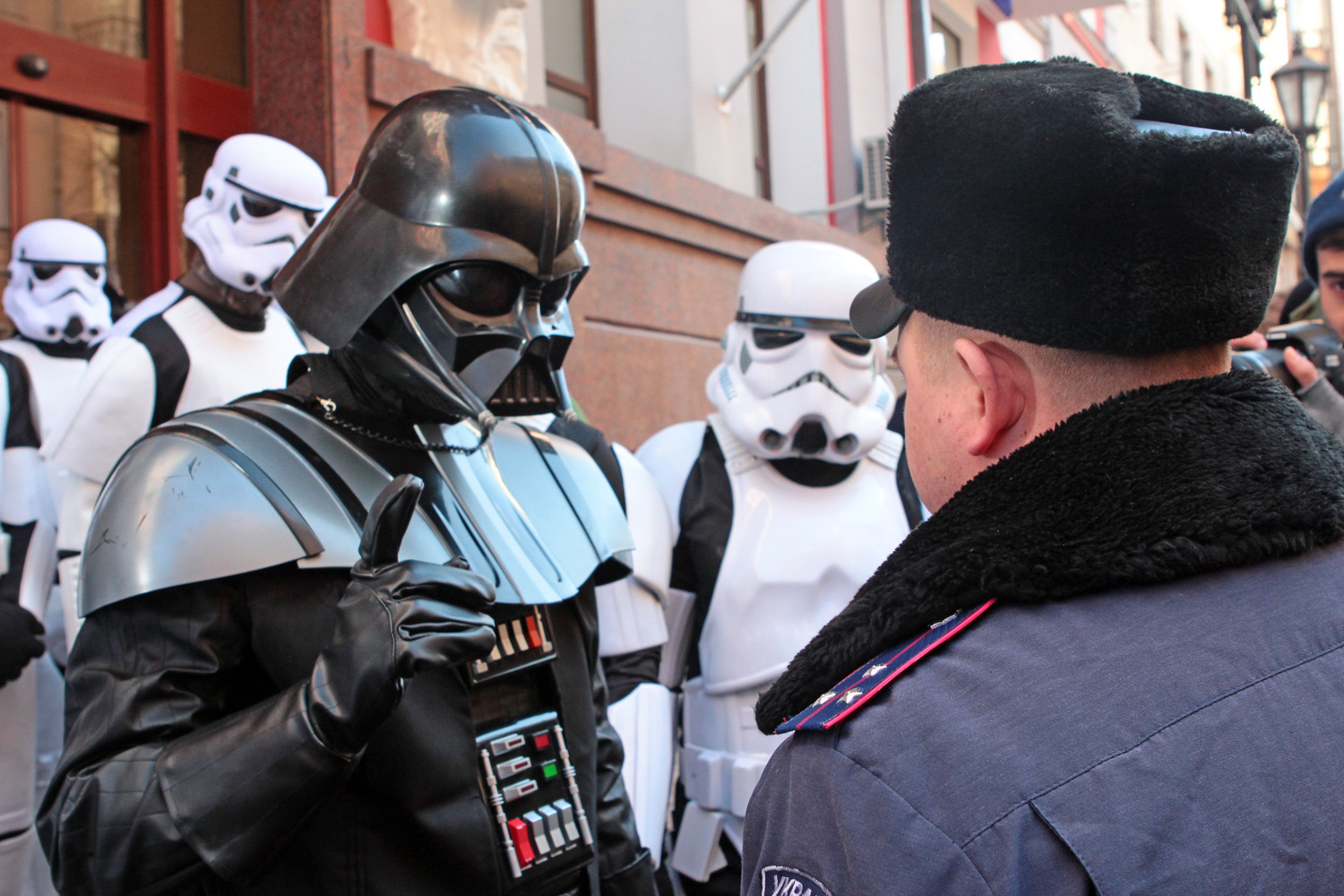 Жители Одессы требуют оштрафовать Дарта Вейдера