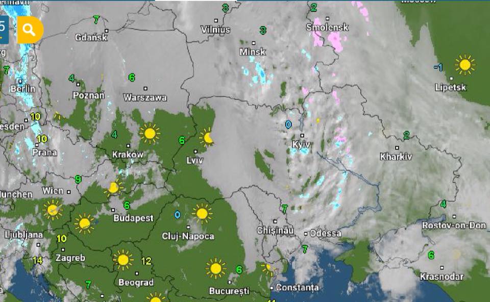 Синоптик попередила про перші снігопади в Україні
