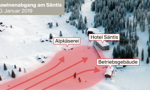 Фото, видео: швейцарский отель посетила лавина