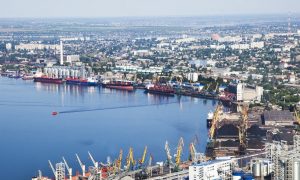 Фото, видео: в Николевском морском порту произошел пожар