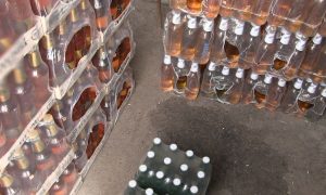 Фото, видео: на Донбассе обнаружили контрафакт алкоголя на миллион долларов