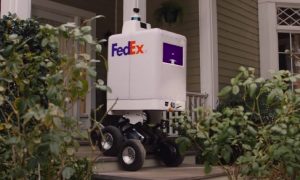 Видео: FedEx показала робота-курьера, который умеет подниматься по ступенькам